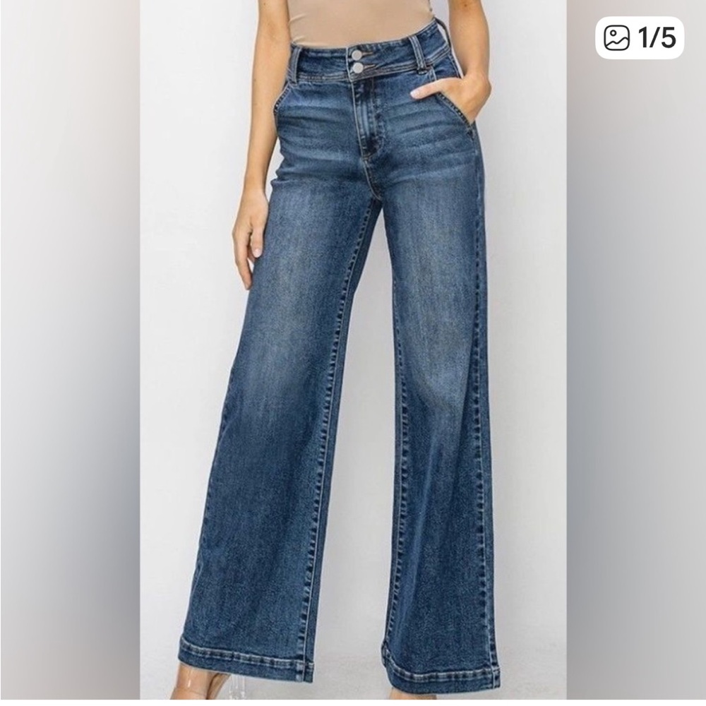 Risen Dark Blue Jeans